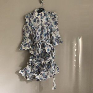 NWT Authentic Zimmermann Tama Tiered Belted Minidress size AU 3